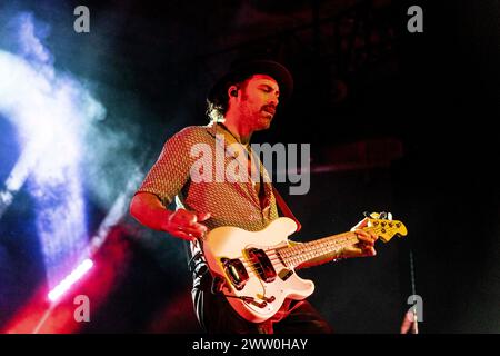 Milan, Italie. 28 novembre 2023. Josh Smith de Halestorm se produira à Alcatraz Milan à Milan, Italie, le 28 novembre 2023. (Photo de Roberto Finizio/NurPhoto) crédit : NurPhoto SRL/Alamy Live News Banque D'Images