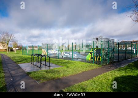 Court Road Play Area, Kingswood, Bristol, Royaume-Uni Banque D'Images