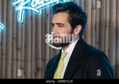 19 mars 2024, New York, New York, États-Unis : Jake Gyllenhaal assiste à la première de 'Road House' par Amazon MGM Studios au Jazz au Lincoln Center de New York (crédit image : © Lev Radin/Pacific Press via ZUMA Press Wire) USAGE ÉDITORIAL SEULEMENT! Non destiné à UN USAGE commercial ! Banque D'Images