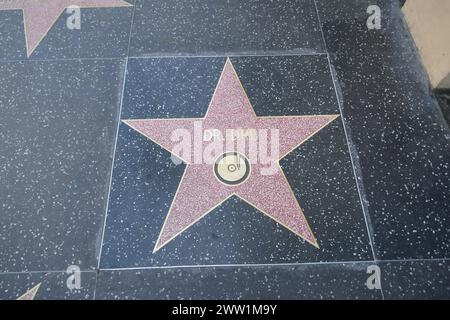 Hollywood, Californie, États-Unis 20 mars 2024 rappeur/producteur Dr Dre Hollywood Walk of Fame Star sur Hollywood Blvd le 20 mars 2024 à Hollywood, Californie, États-Unis. Dr Dre Ceremony a eu lieu le 19 mars 2024 avec Eminem, Snoop Dogg et 50 cent et est situé en face de Jimmy Kimmel Live sur Hollywood Blvd. Photo de Barry King/Alamy Stock photo Banque D'Images