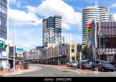 Crown Street, Wollongong, Nouvelle-Galles du Sud, Australie Banque D'Images