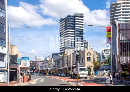 Crown Street, Wollongong, Nouvelle-Galles du Sud, Australie Banque D'Images