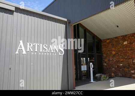 Artisans de Barossa, vinification en petits lots avec des artisans représentant 8 petits vignerons locaux, Tanunda, Barossa Valley, Australie méridionale Banque D'Images