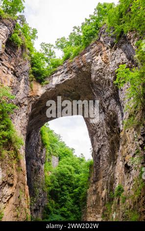 Natural Bridge dans le comté de Rockbridge, Virginie, États-Unis Banque D'Images