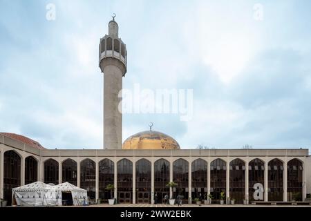 London Central Mosque ou Regent's Park Mosque, Londres, Angleterre, Royaume-Uni Banque D'Images