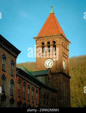 Carbon County Courthouse à Jim Thorpe, Pennsylvanie Banque D'Images