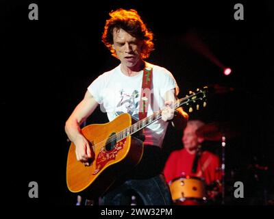 Mick Jagger des Rolling Stones à la Brixton Academy, Londres, Royaume-Uni juillet 1995 Banque D'Images