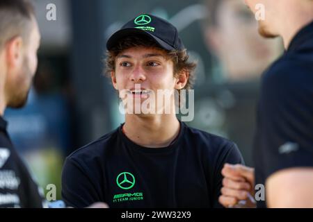 Melbourne, Australie. 21 mars 2024. ANTONELLI Andrea Kimi (ita), Prema Racing, Dallara F2 2024, portrait du Rolex de formule 1 Grand Prix d'Australie 2024, 3ème manche du Championnat du monde de formule 1 2024 du 22 au 24 mars 2024 sur le circuit Albert Park, à Melbourne, Australie - photo DPPI crédit : DPPI Media/Alamy Live News Banque D'Images