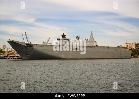 HMAS Canberra AT, Fleet base East, Sydney, Australie Banque D'Images