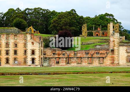 Port Arthur Tasmanie pénitencier australien site classé au patrimoine mondial de l'UNESCO Banque D'Images