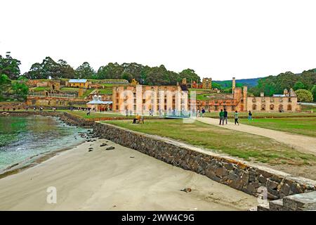 Port Arthur Tasmanie pénitencier australien site classé au patrimoine mondial de l'UNESCO Banque D'Images