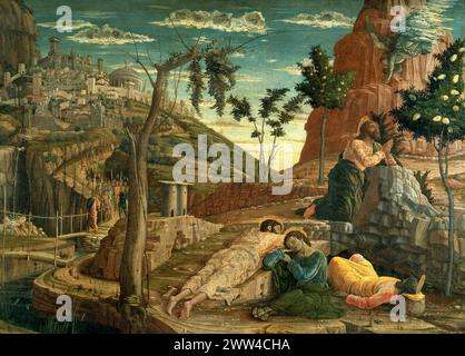 Andrea Mantegna agonie dans le jardin 1457 Banque D'Images