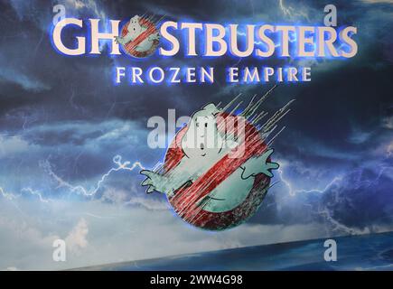 La photo doit être créditée ©Alpha Press 078237 21/03/2024 atmosphère Ghostbusters Frozen Empire Photocall à Londres Banque D'Images