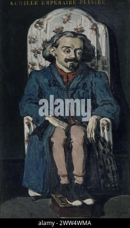 Portrait d'Achille Empéraire, 1868, Musée d'Orsay Paul Cézanne - Banque D'Images