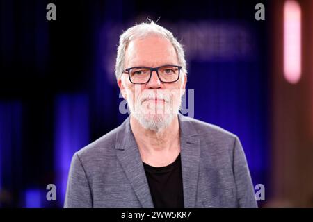 Kabarettist Wolfgang Trepper BEI der Aufzeichnung der WDR-Talkshow Kölner Treff im WDR Studio Bocklemünd. Köln, 21.03.2024 NRW Deutschland *** artiste de cabaret Wolfgang Trepper à l'enregistrement du talk-show WDR Kölner Treff dans le studio WDR Bocklemünd Cologne, 21 03 2024 NRW Allemagne Copyright : xChristophxHardtx Banque D'Images