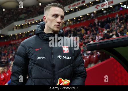 Varsovie, Pologne. 25 février 2024. Marcin Bulka de Pologne lors de l'Euro 2024 de l'UEFA, match de football play-off entre la Pologne et l'Estonie le 21 mars 2024 au stade PGE Narodowy de Varsovie, Pologne - photo Piotr Matusewicz/DPPI crédit : DPPI Media/Alamy Live News Banque D'Images