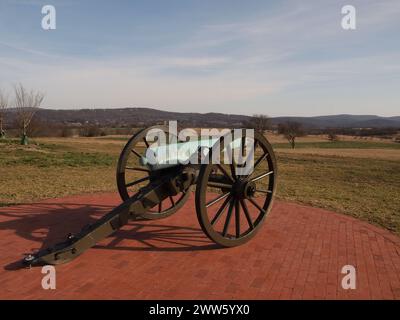 Champ de bataille d'Antietam près de Sharpsburg, Maryland, la bataille a lieu pendant la guerre de Sécession le 17 septembre 1862. Union vs armées confédérées. Banque D'Images