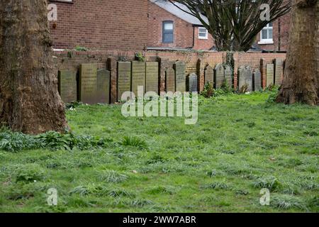 New Street Burial Ground, Leamington Spa, Warwickshire, Angleterre, Royaume-Uni Banque D'Images