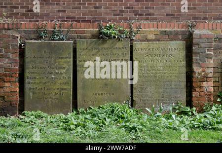 New Street Burial Ground, Leamington Spa, Warwickshire, Angleterre, Royaume-Uni Banque D'Images