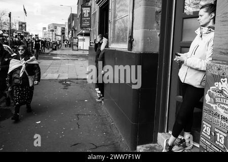 Démonstration de ProPalestine à East End de Glasgow Banque D'Images