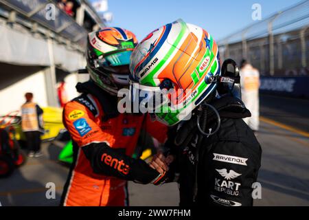 Melbourne, Australie, 22/03/2024, ANTONELLI Andrea Kimi (ita), Prema Racing, Dallara F2 2024, portrait lors de la 3ème manche du Championnat FIA de formule 2 2024 du 22 au 24 mars 2024 sur le circuit Albert Park, à Melbourne, Australie Banque D'Images