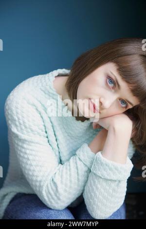 Portrait of Teenage Girl Banque D'Images