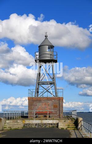 Wilhelmshaven, feu croisé à l'Alte mole, Wilhelmshaven, basse-Saxe, République fédérale d'Allemagne Banque D'Images