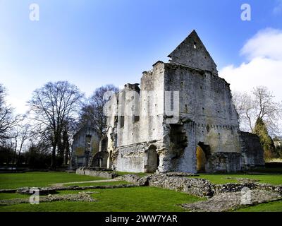 Les ruines de Minster Lovell Hall Oxfordshire maintenant un site du patrimoine anglais, mais a été construit dans les années 1430 par William Baron Lovell et Holland pour montrer Banque D'Images