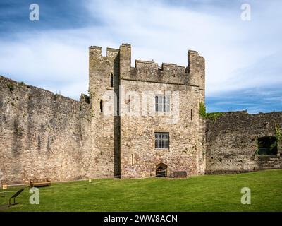 Marten's Tower, Château de Chepstow, pays de Galles, Royaume-Uni Banque D'Images