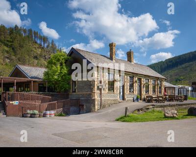 Gare ferroviaire Cymmer Afan, pays de Galles, Royaume-Uni Banque D'Images