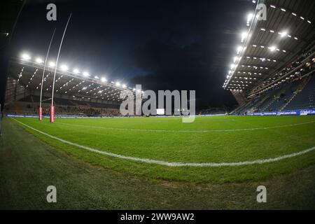 Leeds, Royaume-Uni. 22 mars 2024. General Stadium tourné lors du match de Super League entre Leeds Rhinos et St Helens au Headingley Stadium, Leeds, Royaume-Uni, le 22 mars 2024. Photo de Simon Hall. Utilisation éditoriale uniquement, licence requise pour une utilisation commerciale. Aucune utilisation dans les Paris, les jeux ou les publications d'un club/ligue/joueur. Crédit : UK Sports pics Ltd/Alamy Live News Banque D'Images