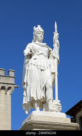 Statua della Liberta à Saint-Marin Banque D'Images