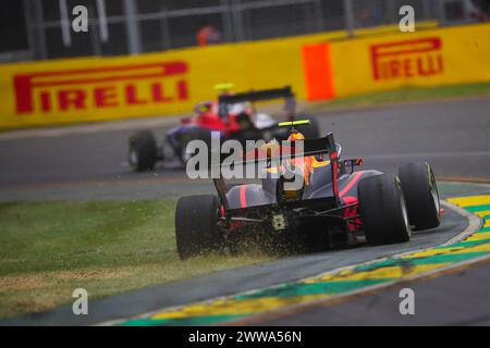 08 SZTUKA Kacper (pol), MP Motorsport, Dallara F3 2019, action lors de la 2ème manche du Championnat FIA de formule 3 2024 du 22 au 24 mars 2024 sur le circuit Albert Park, à Melbourne, Australie - photo Eric Alonso / DPPI Banque D'Images