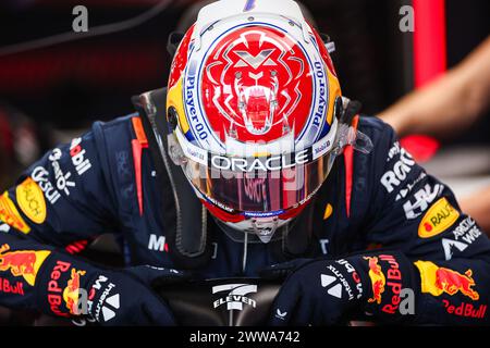 VERSTAPPEN Max (Ned), Red Bull Racing RB20, portrait lors du Rolex Australian Grand Prix de formule 1 2024, 3ème manche du Championnat du monde de formule 1 2024 du 22 au 24 mars 2024 sur le Albert Park circuit, à Melbourne, Australie Banque D'Images