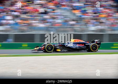 MELBOURNE, AUSTRALIE. 23 mars 2024. 01 Max Verstappen (NED) Oracle Red Bull Racing lors de la séance d'essais libres 3 au Rolex Australian Grand Prix 2024 de la FIA Formula 1 3ème manche du 22 au 24 mars à l'Albert Park Street circuit, Melbourne, Australie. Crédit : Karl Phillipson/Alamy Live News Banque D'Images