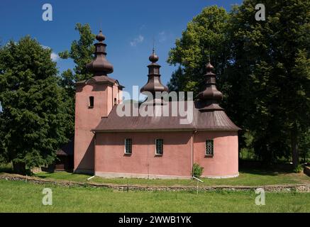 Église orthodoxe des Saints Cosmas et Damian à Blechnarka, Pologne Banque D'Images