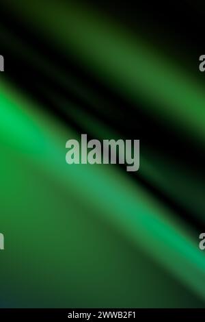 Fond de fête cyber vert, couverture de présentation dynamique, fond d'écran élégant, rendu 3D, illustration 3D. Banque D'Images