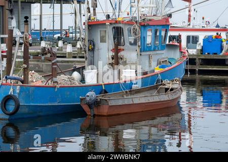 port de pêche à urk, pays-bas Banque D'Images