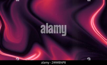 Fond granuleux dégradé de couleurs rouges et roses doux. Traînées illuminées sur noir. Effet de texture de bruit. Banque D'Images