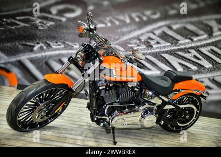 Harley-Davidson Breakout 117, Milwaukee-Eight™ 117 V-Twin Motobike Istanbul Banque D'Images