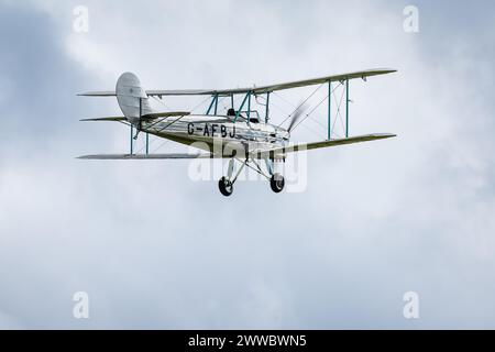 1936 Blackburn B2, aéroporté lors du spectacle aérien Race Day organisé à Shuttleworth le 1er octobre 2023. Banque D'Images