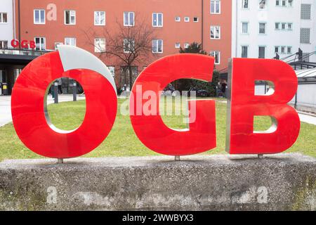 ÖGB Fédération syndicale autrichienne Banque D'Images