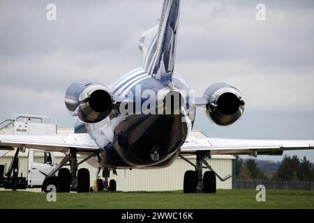 Boeing 727-2X8 M-STAR, Starling Aviation. Immatriculée sur l'île de Man. Banque D'Images