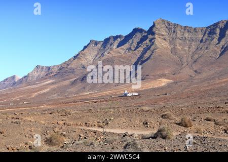 Chemin vers la Casa Villa Winter à Jandia Peninsula, Cofete, Fuertevertura, îles Canaries en Espagne Banque D'Images