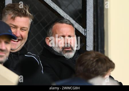 Nottingham le samedi 23 mars 2024. Ryan Giggs de Salford City lors du match de Sky Bet League 2 entre Notts County et Salford City à Meadow Lane, Nottingham le samedi 23 mars 2024. (Photo : Jon Hobley | mi News) crédit : MI News & Sport /Alamy Live News Banque D'Images