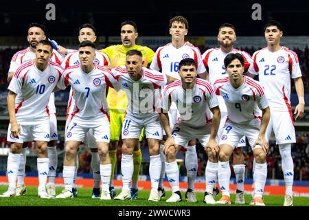 Parme, Italie. 22 mars 2024. Chile Line Up pendant Albanie vs Chili, match de football amical à Parme, Italie, 22 mars 2024 crédit : Agence photo indépendante/Alamy Live News Banque D'Images