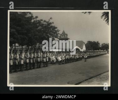 Description : Gold Coast Military Forces, Royal West African Frontier Force localisation : Gold Coast, Accra africa Banque D'Images