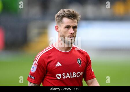 Nottingham le samedi 23 mars 2024. Conor McAleny de Salford City lors du match de Sky Bet League 2 entre Notts County et Salford City à Meadow Lane, Nottingham le samedi 23 mars 2024. (Photo : Jon Hobley | mi News) crédit : MI News & Sport /Alamy Live News Banque D'Images