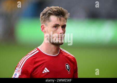 Nottingham le samedi 23 mars 2024. Conor McAleny de Salford City lors du match de Sky Bet League 2 entre Notts County et Salford City à Meadow Lane, Nottingham le samedi 23 mars 2024. (Photo : Jon Hobley | mi News) crédit : MI News & Sport /Alamy Live News Banque D'Images