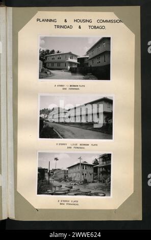 Description : Planning & Housing Commission Trinité-et-Tobago. Zones de bidonvilles à Port of Spain avant la démolition. Lieu : Port of Spain, Trinité-et-Tobago date : 1950-1959 Description : Commission de planification et de logement Trinité-et-Tobago. Appartements de 2 étages - 1 chambre. San Fernando. Lieu : San Fernando, Trinité-et-Tobago date : 1950-1959 Description : Commission de la planification et du logement Trinité-et-Tobago. Appartements de 2 étages 1, 2 et 3 chambres. San Fernando. Lieu : San Fernando, Trinité-et-Tobago date : 1950-1959 Description : Commission de la planification et du logement Trinité-et-Tobago. Appartements de 2 étages. San Fernando. LO Banque D'Images